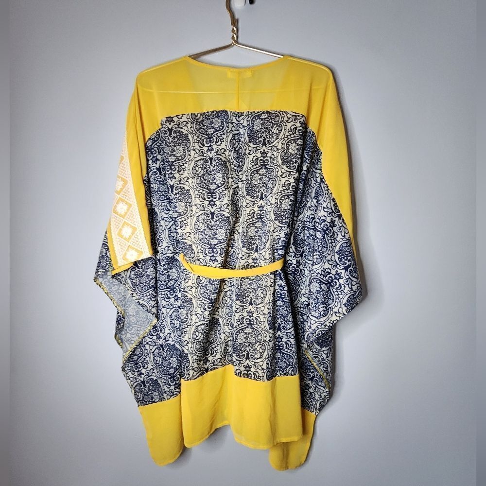 ModCloth Ryu Tunic Top Bloom Boutique Yellow Spring Size Large - Picture 3 of 6